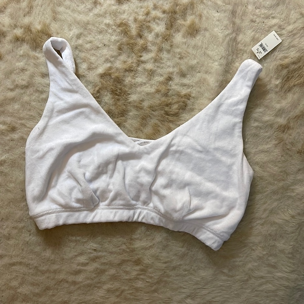 Offline plush tank top